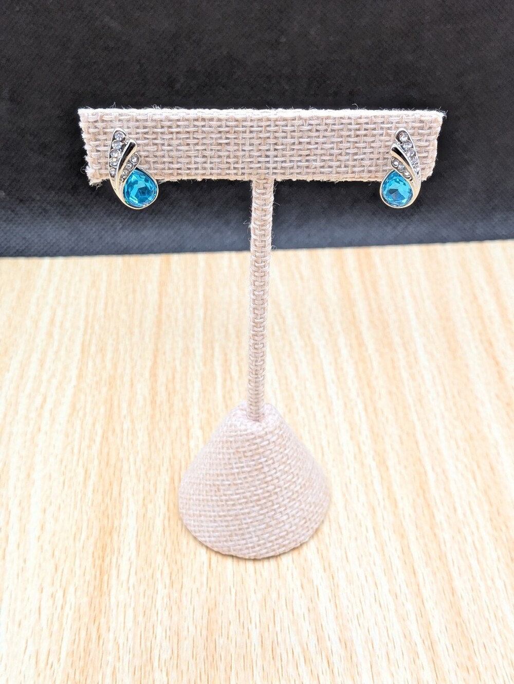 Blue Crystal Earrings